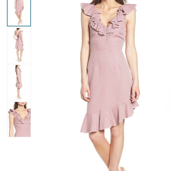 WAYF Asymmetrical Ruffle Dress - Picture 8 of 8